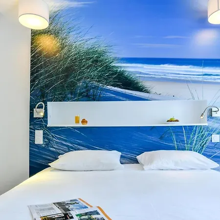 Les Vagues Restaurant Hotell Biscarrosse-Plage